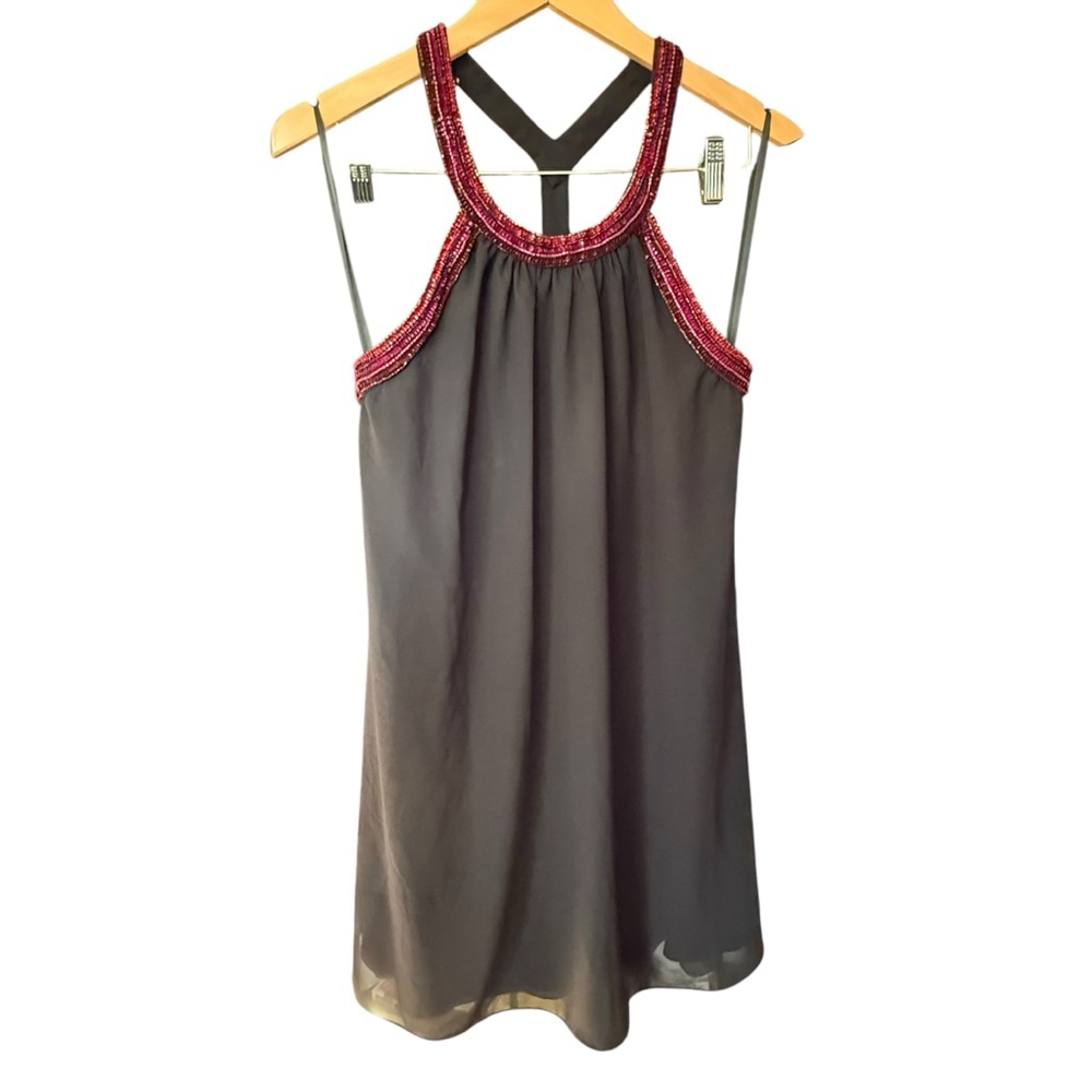 Jewel Badgley Mischka Black Mini Dress Size 4. $248 MSRP - Picture 6 of 11